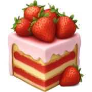 strawberry cake sticker