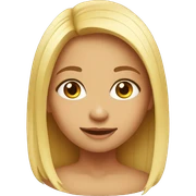 Cute girl sticker