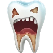 Tooth decay  sticker