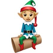 Elf on a shelf sticker