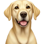 Yellow lab  sticker
