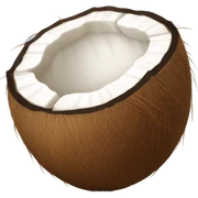 open coconut  sticker