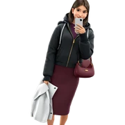 girl in stylish indoor outfit sticker