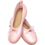 Pale pink ballet shoes sticker