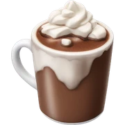 Hot chocolate sticker