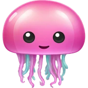 pink jellyfish  sticker