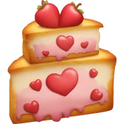 Torta corazón  sticker