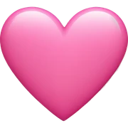 pink heart sticker