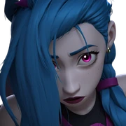 jinx from league of legends sticker