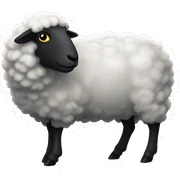 Black sheep sticker