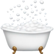 bath foam sticker