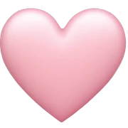 Pastel pink heart  sticker