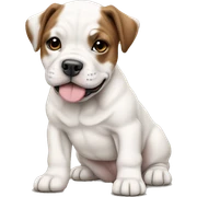 English staffordshire puppy full body sticker