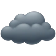 gloomy cloud sticker