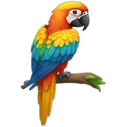 Macaw sticker