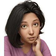 realistic portrait of girl sticker