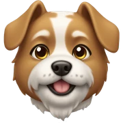 Cute dog sticker