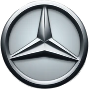 Mercedes logo sticker