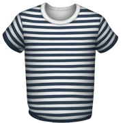 striped tshirt sticker