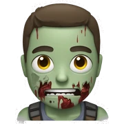 fighter a zombie sticker