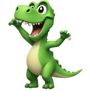 Dino dab sticker