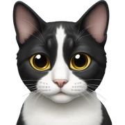 Tuxedo cat sticker