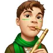 Celtic Piper sticker