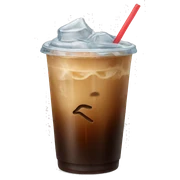 iced coffee sticker