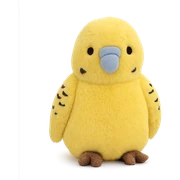 yellow budgie jellycat stuffed plush sticker