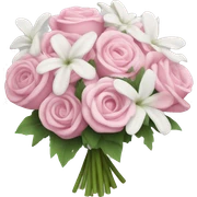 bouquet of flowers pink and white  sticker