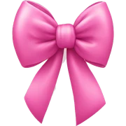 bow heart pink sticker