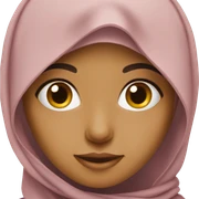 Muslim girl sticker