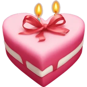 Birthday heart sticker
