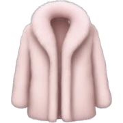 Pale pink fur coat sticker