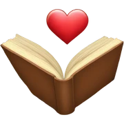 books with heart sticker