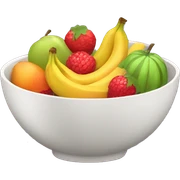 Bowl of fruit  sticker