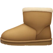 Pantuflas Ugg muy peluditas  sticker