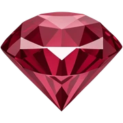 Burgundy diamond  sticker