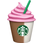 Starbucks pink sticker
