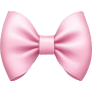 baby pink bow sticker