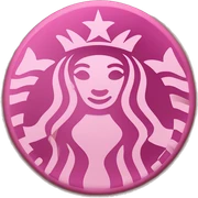 Pink Starbucks sticker