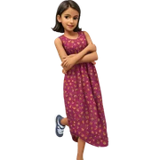 girl in outdoor dress sticker