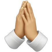 praying hands sticker