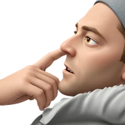 realistic portrait of a boy sticker