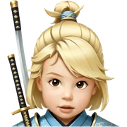 Elegant Samurai sticker