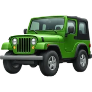 Green jeep sticker