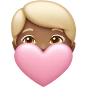 Baby pink heart sticker