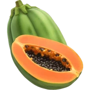 Papaya sticker