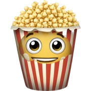 Bawl of popcorn  sticker