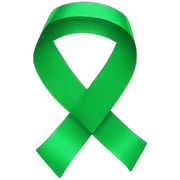 Green ribbon  sticker